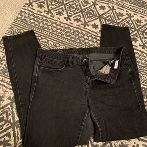 Madewell black skinny jeans
